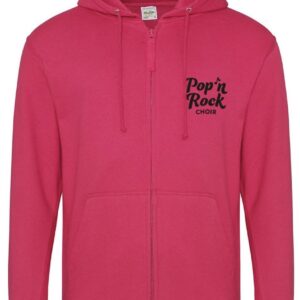Zip Up Hoodie Pink