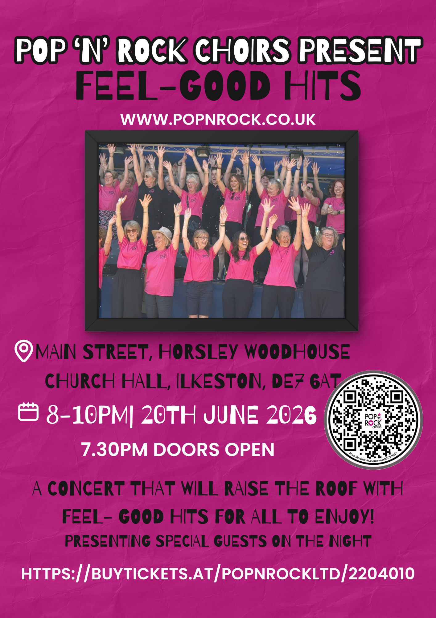 Featured image for “Feel-Good Hits Concert (Long Eaton & Belper)”